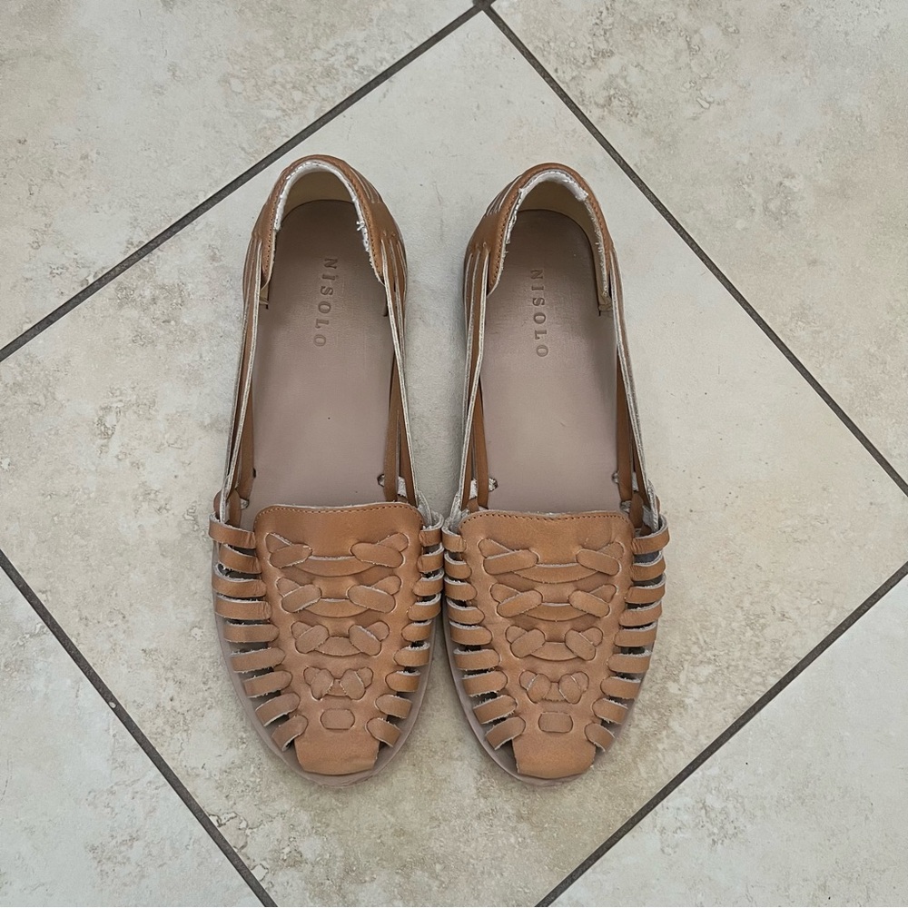 Nisolo Huarache Sandals Flats size 7.5